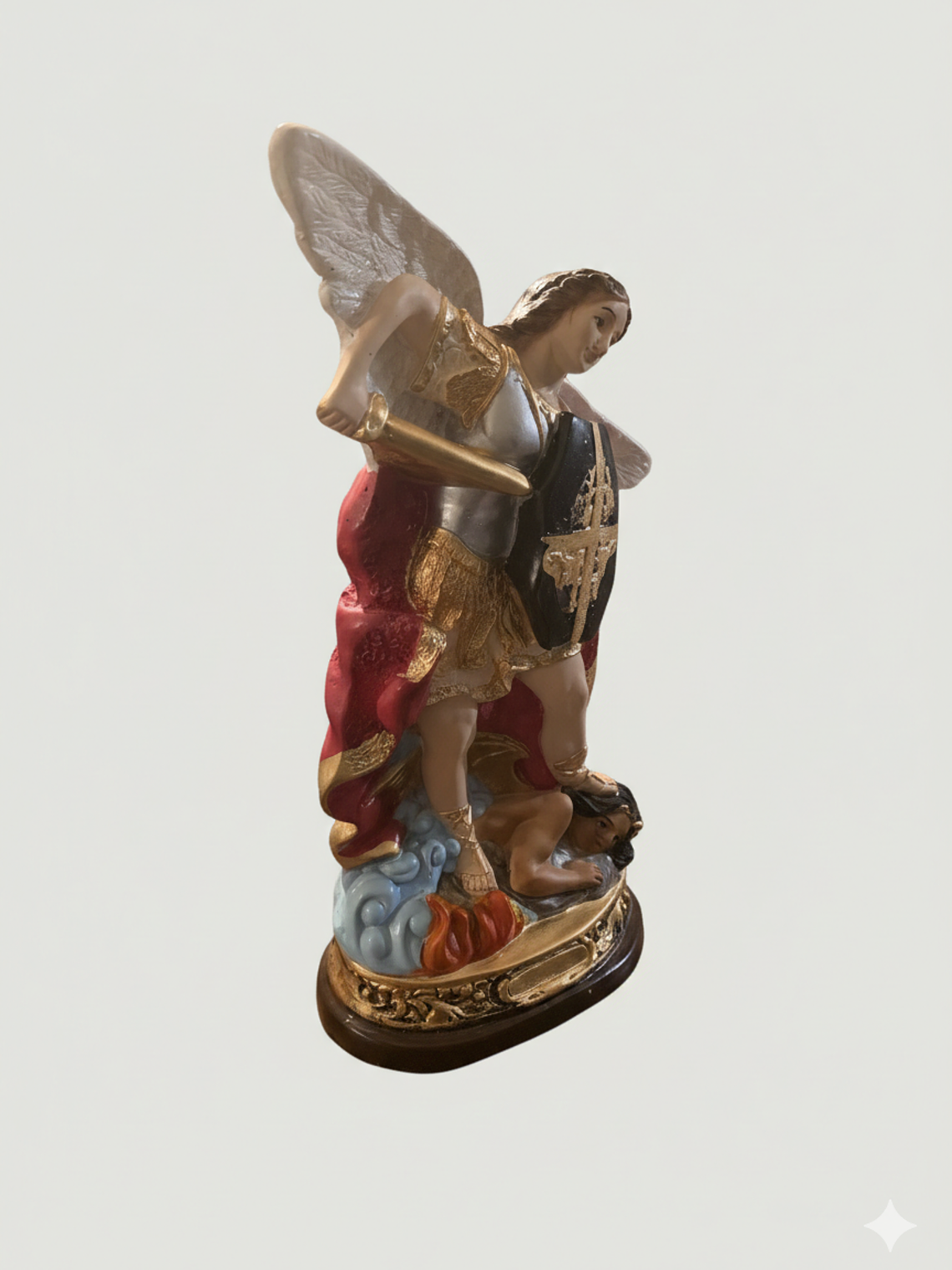 ESCULTURA YESO ARCANGEL SAN MIGUEL 27X15X41 CMS 2