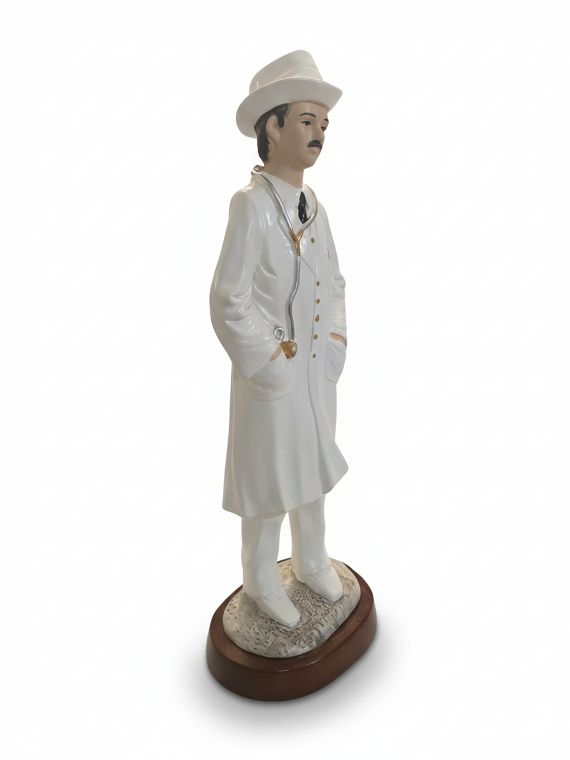 ESCULTURA CERAMICA DOCTOR JOSE GREGORIO HERNANDEZ 18X13X47 CM 2