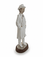 ESCULTURA CERAMICA DOCTOR JOSE GREGORIO HERNANDEZ 18X13X47 CM - Miniatura 2