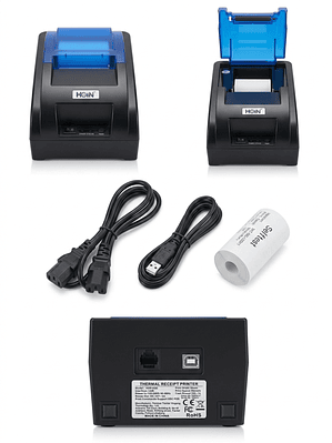 IMPRESORA TERMICA POS HOIN 58MM CON CAPACIDAD DE CAJON MONEDERO