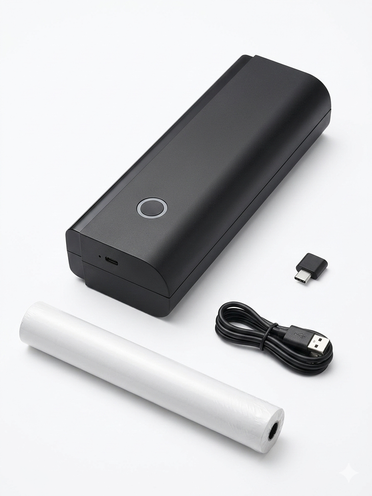 IMPRESORA MOBIL PORTATIL TERMICA A4 LETTER MODO PAPEL Y TATUADORES 2
