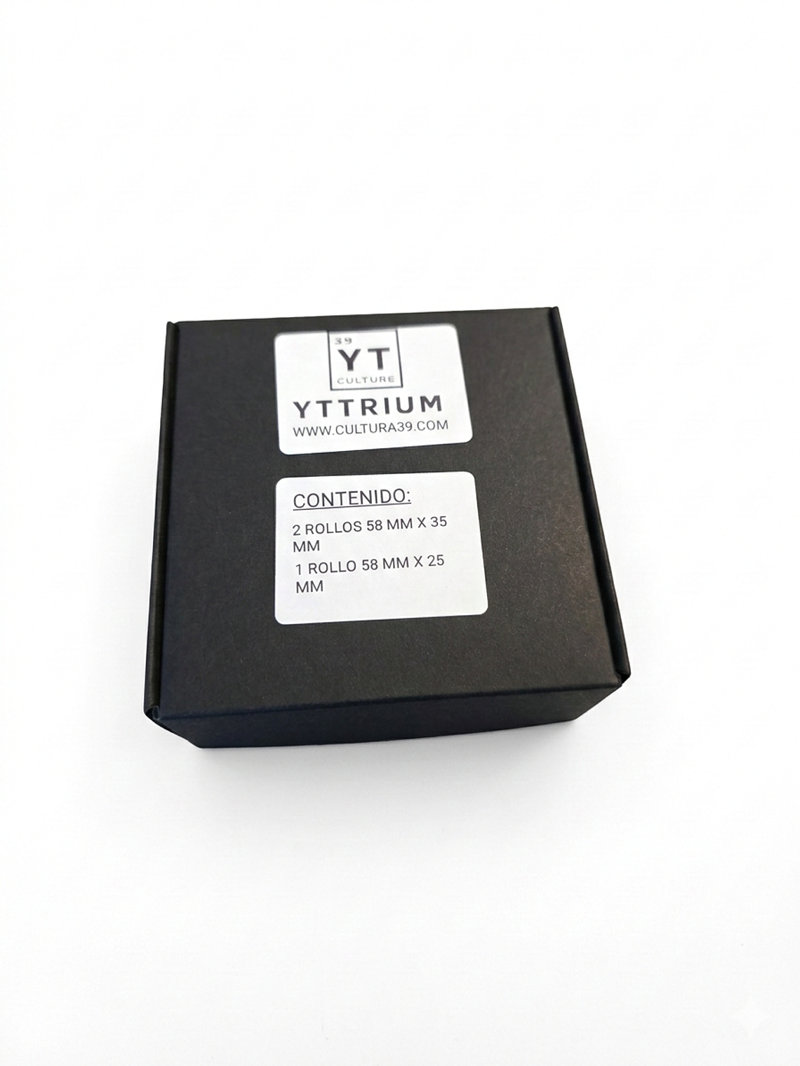 ROLLO PAPEL TERMICO CAJA X 2 UNIDADES 58 MM X 35 MM + 1 ROLLO 58 MM X 25 MM 3