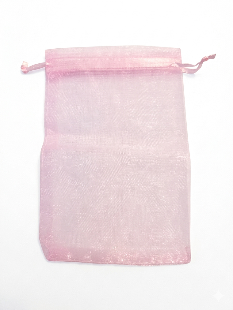 BOLSA DE EMPAQUE DE NYLON CIERRE CORDON 10x15 25