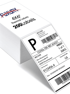 ETIQUETAS TERMICAS 10X15 CM PAQUETE DE 200 UNIDADES PARA ENVIO