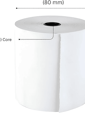 ROLLO DE PAPEL TERMICO POS DE 80 MM X 70 MTS