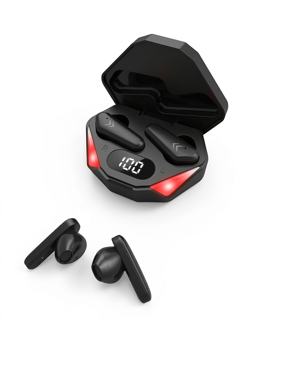 AUDIFONOS GAMING PORTATILES RECARGABLES INHALAMBRICOS BT BLUETOOTH MED 1