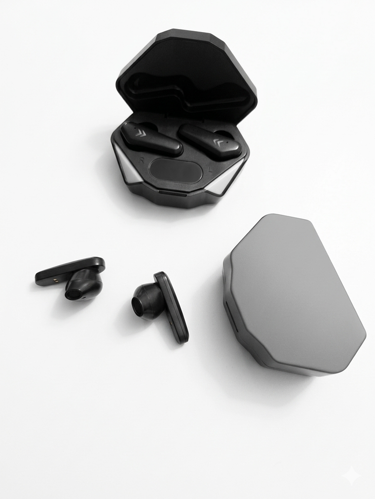 AUDIFONOS GAMING PORTATILES RECARGABLES INHALAMBRICOS BT BLUETOOTH MED 4