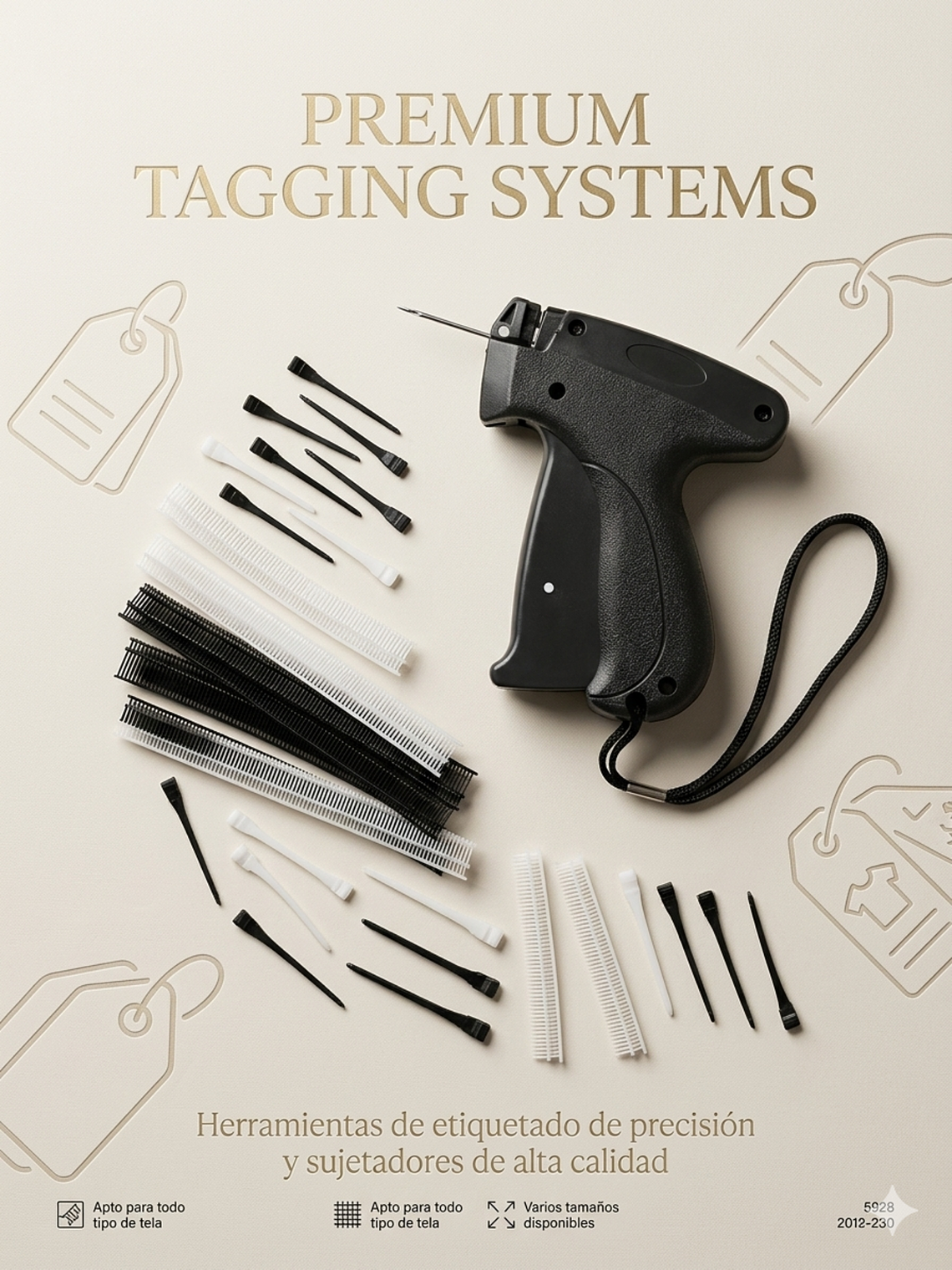 PISTOLA DE ETIQUETADO DE PRECINTOS DE NYLON 1