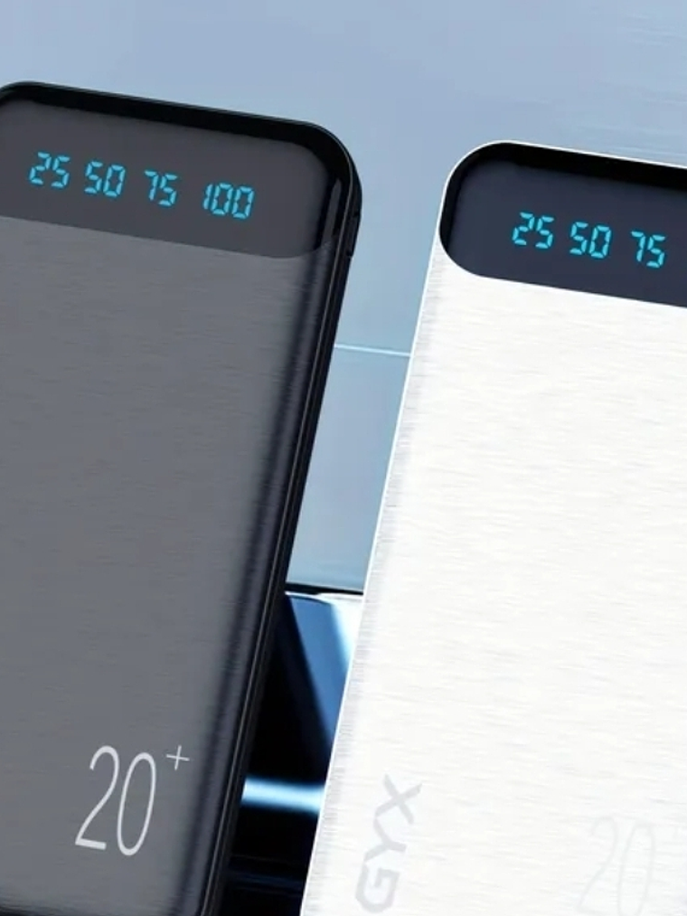 BATERIA PORTATIL 10.000 MAH NEGRA O BLANCA 4