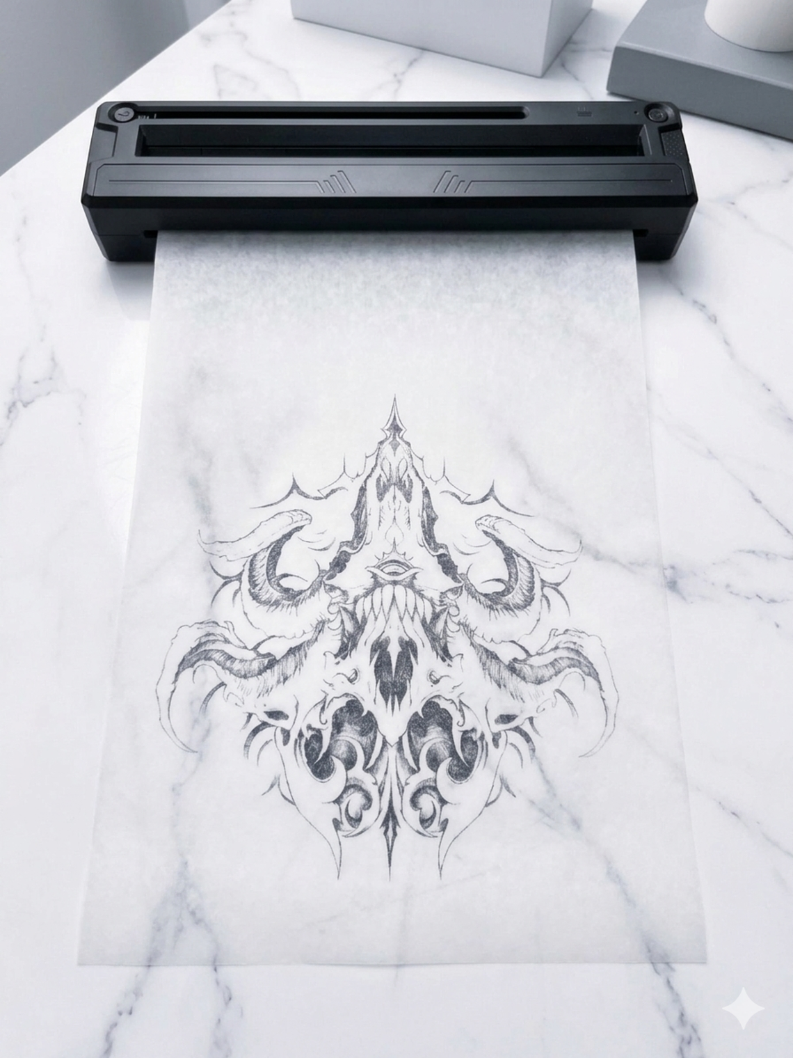 IMPRESORA DE TATUAJES TATOO STENCIL PRINTER TERMICO M8 5