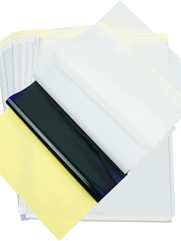 PAPEL DE TRANSFERENCIA PARA TATUAJES TATOO TRANSFER PAPER PAQUETE X 50 UNDS 2