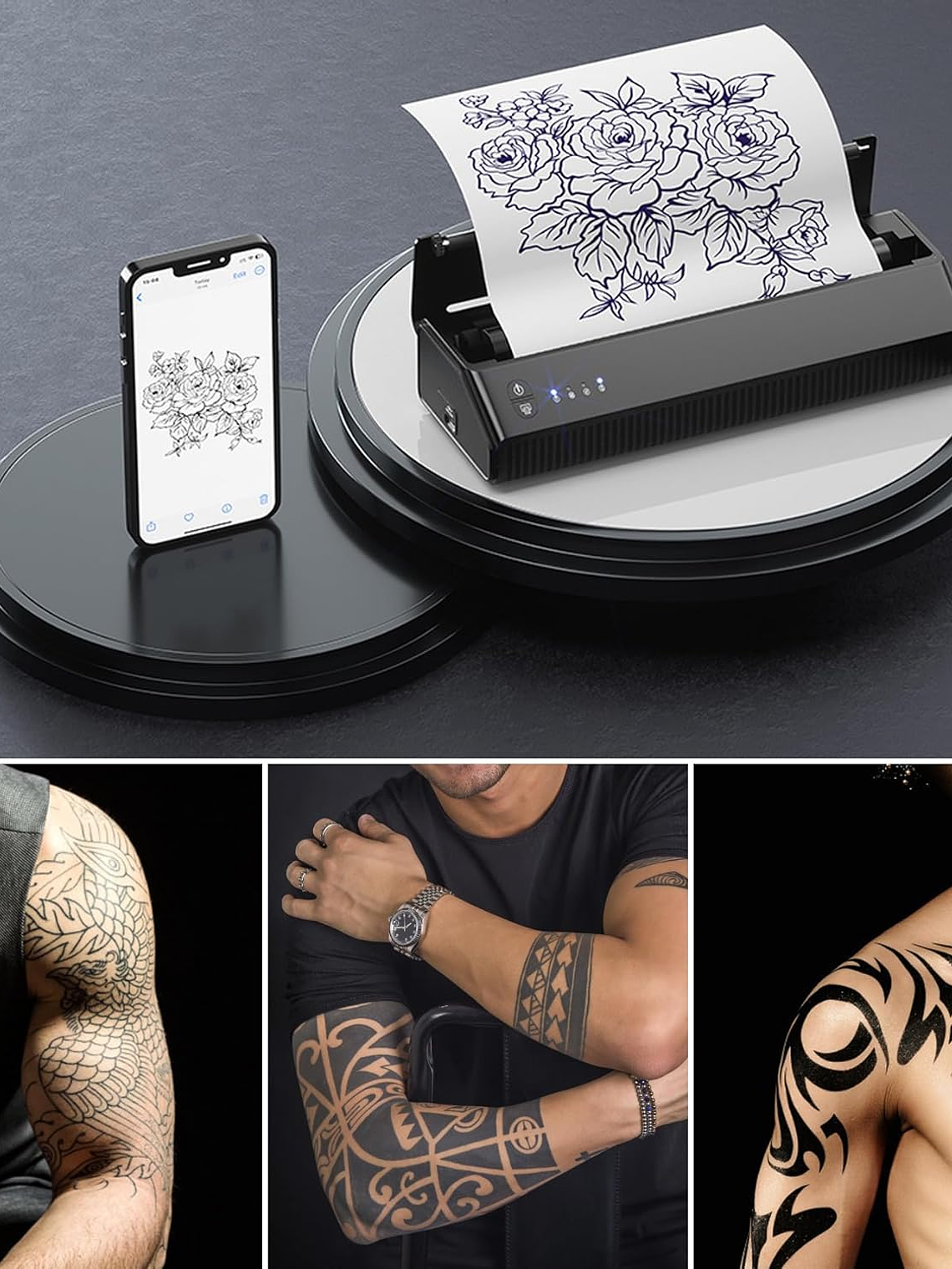 PAPEL DE TRANSFERENCIA PARA TATUAJES TATOO TRANSFER PAPER PAQUETE X 50 UNDS 6