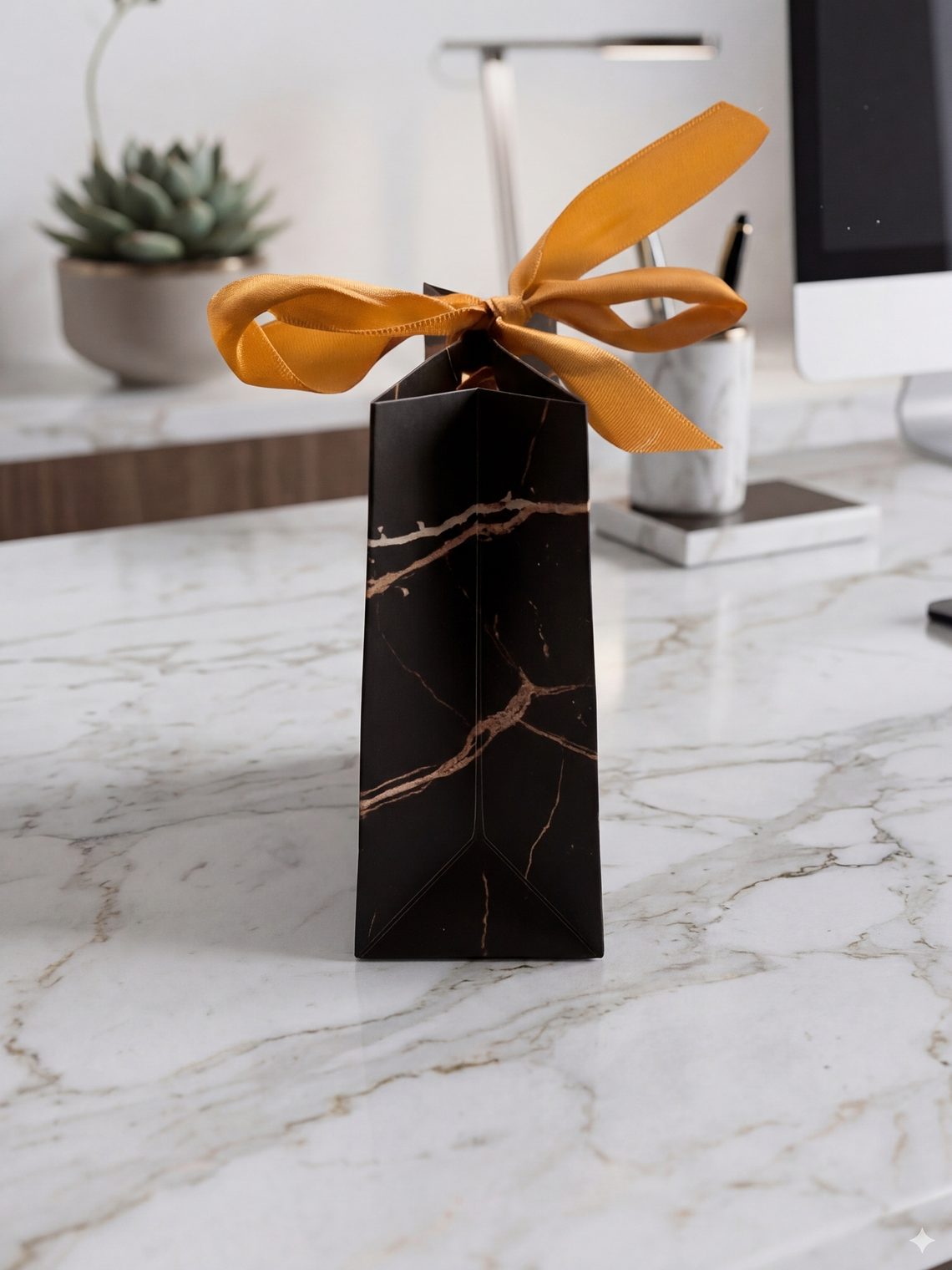 CAJA CARTON COLORES CON MOÑO SATIN 11X4X10 CMS 5