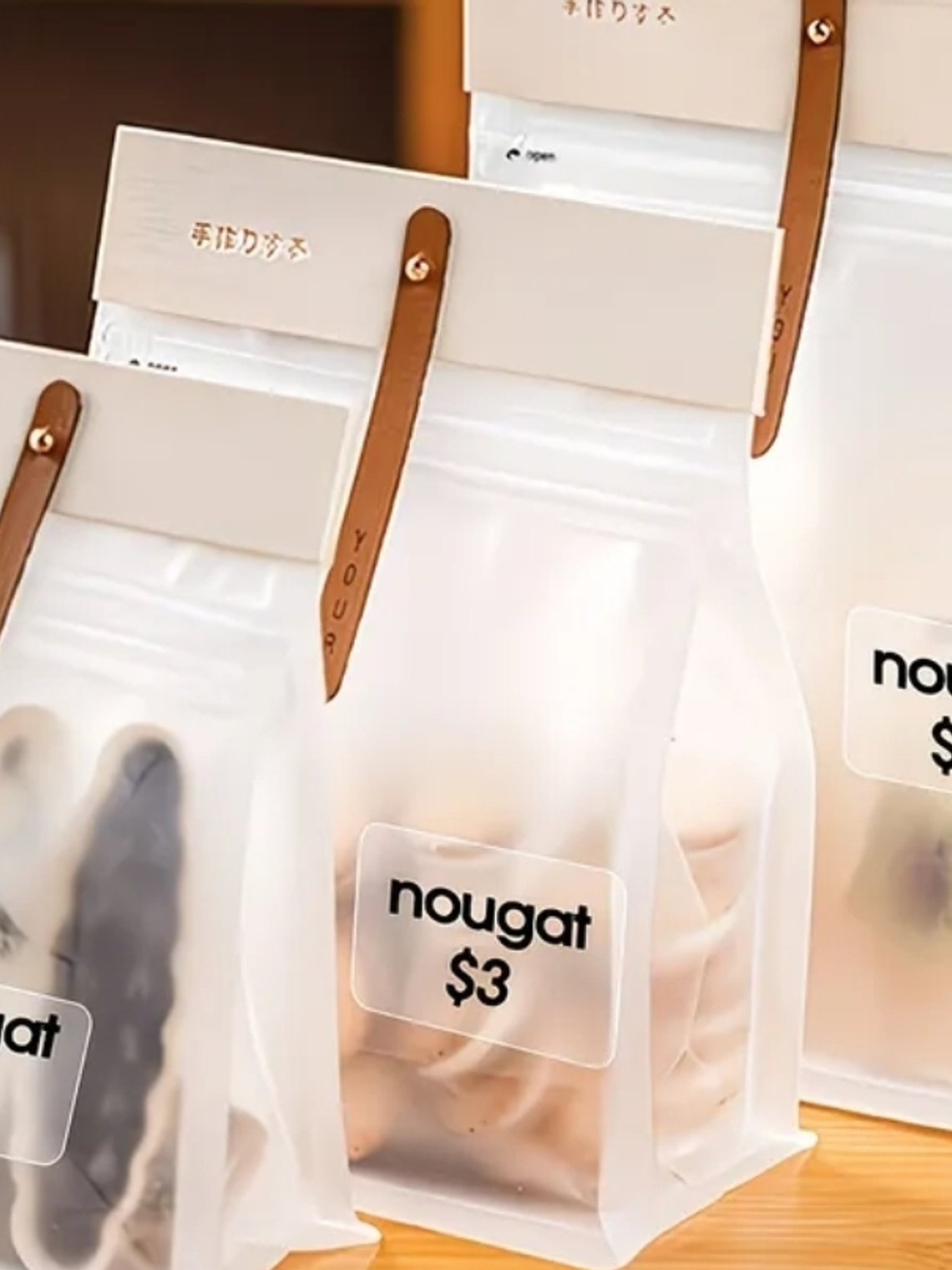 ROLLO STICKER TRANSPARENTE VINILO 40X30 DE 230 UNIDADES 2