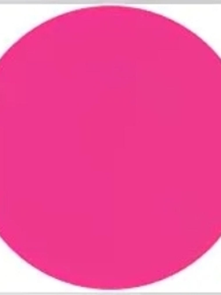 STIKCER TERMICO MATE COLORES REDONDO 3 CM ROLLO X 210 UND 10