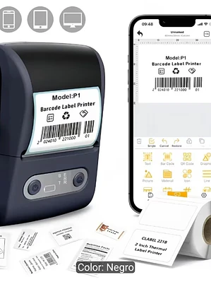 Impresora Termica Portatil bluetooth inalámbrica P1