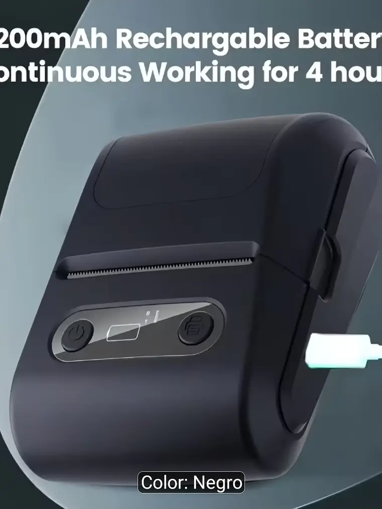 Impresora Termica Portatil bluetooth inalámbrica P1 6