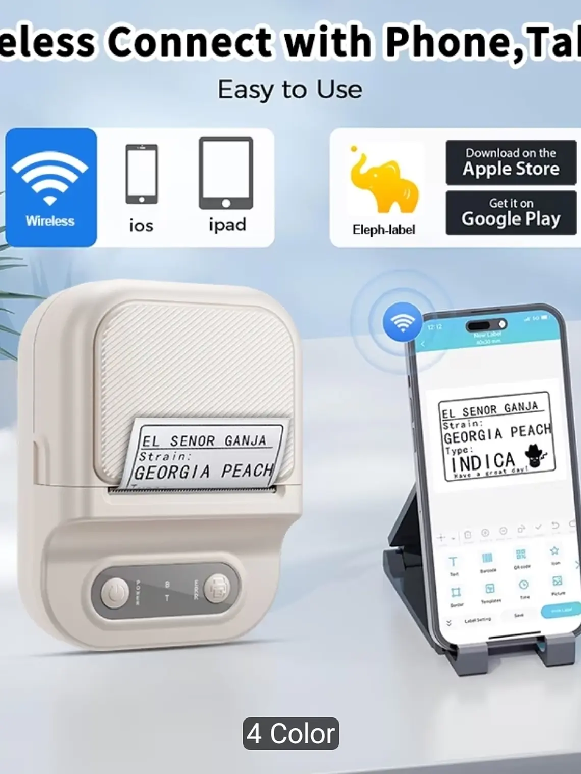 Impresora Termica Portatil bluetooth inalámbrica P2 2