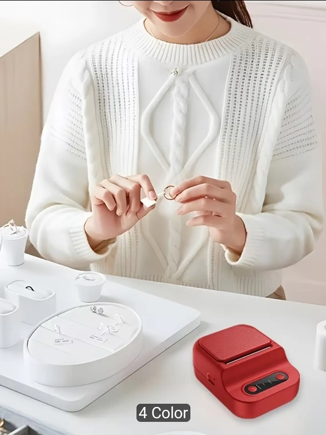 Impresora Termica Portatil bluetooth inalámbrica P2 8