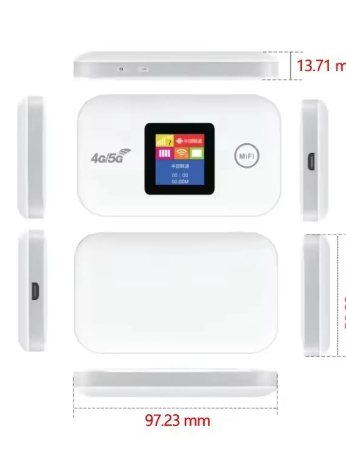 MiFi Router Inalámbrico Portátil 4G LTE advanced hotspot sim 1