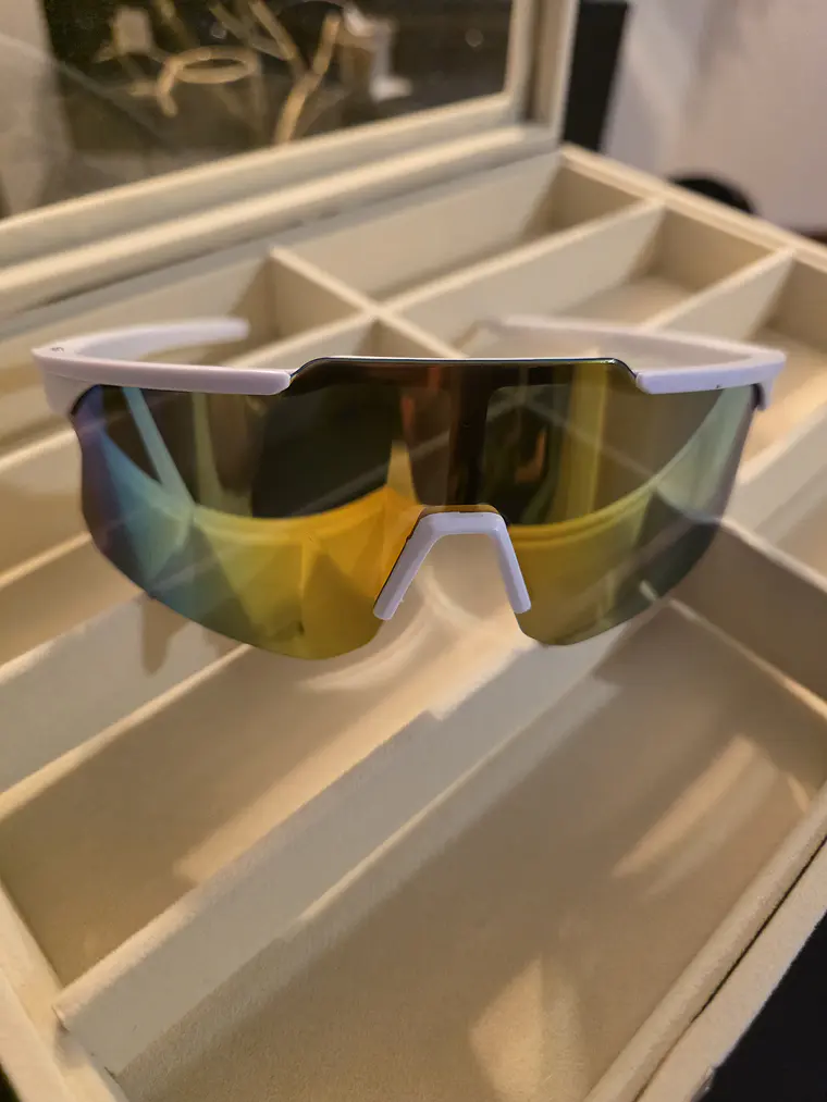 GAFAS DE SOL DEPORTIVAS BLANCAS YTTRIUM SNOW SUN 1