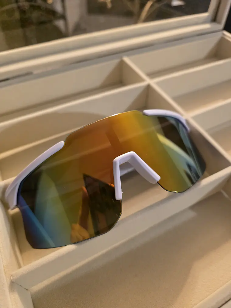GAFAS DE SOL DEPORTIVAS BLANCAS YTTRIUM SNOW SUN 2