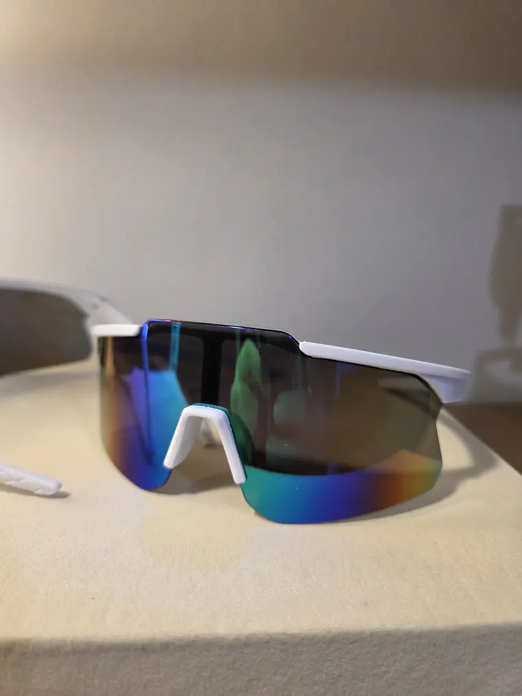 GAFAS DE SOL DEPORTIVAS BLANCAS YTTRIUM SNOW EMERALD 1