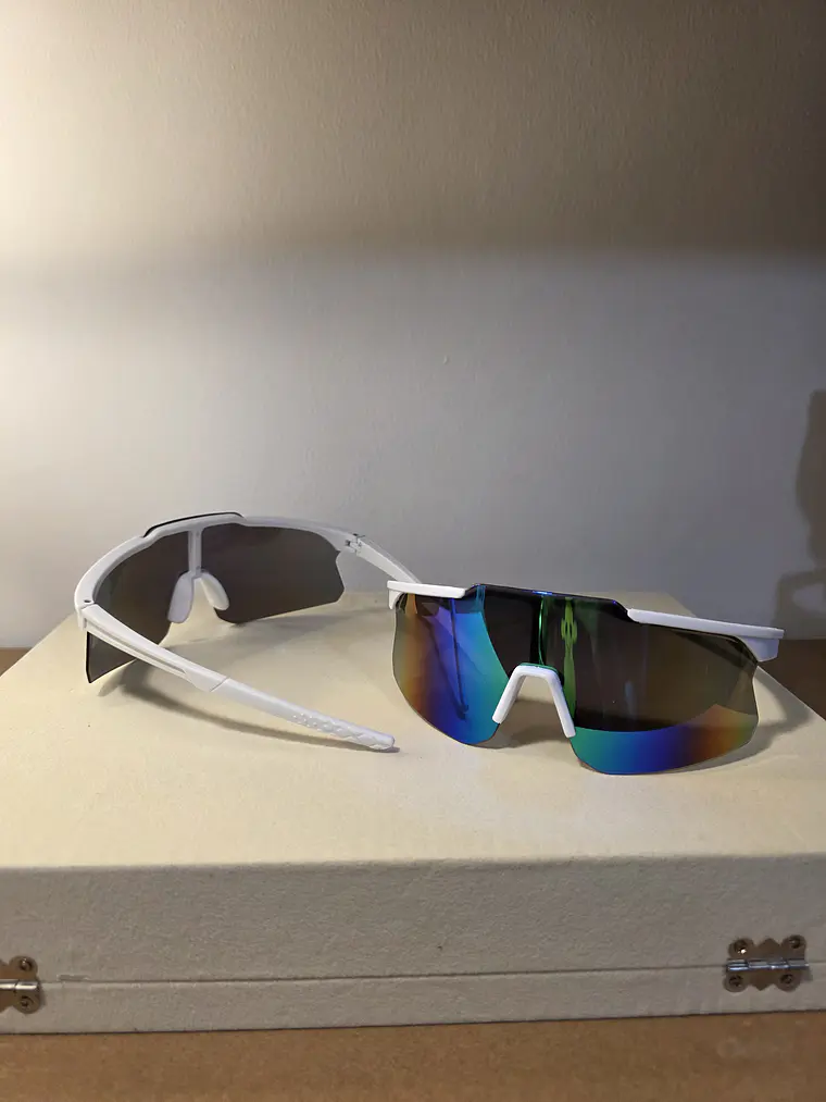 GAFAS DE SOL DEPORTIVAS BLANCAS YTTRIUM SNOW EMERALD 2