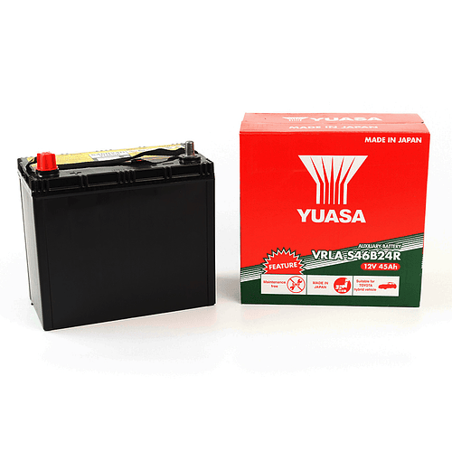 Batería de Auto Yuasa S46B24R VRLA 1