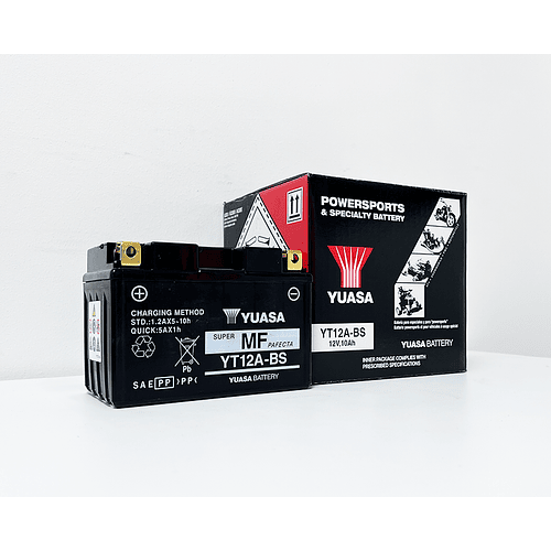 Batería de moto Yuasa YT12A-BS