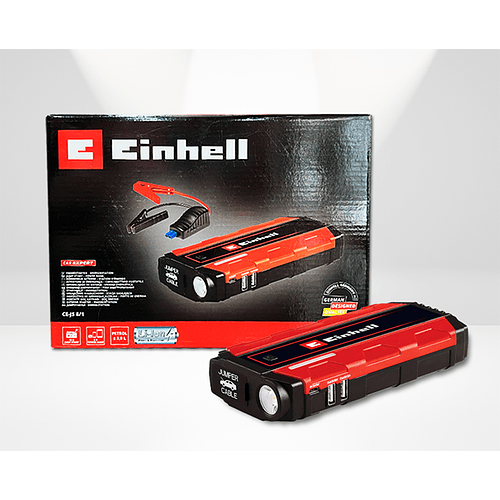 Partidor de batería Einhell 8-1 – Banco de energía portátil 12V 1