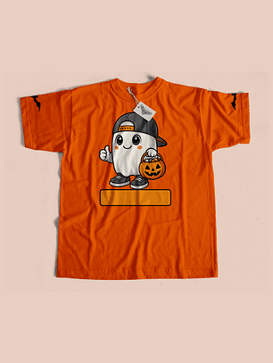Ghost with Pumpkin T-Shirt
