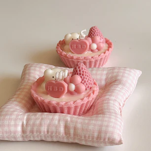 Strawberry Teddy Tart 🍓🧸