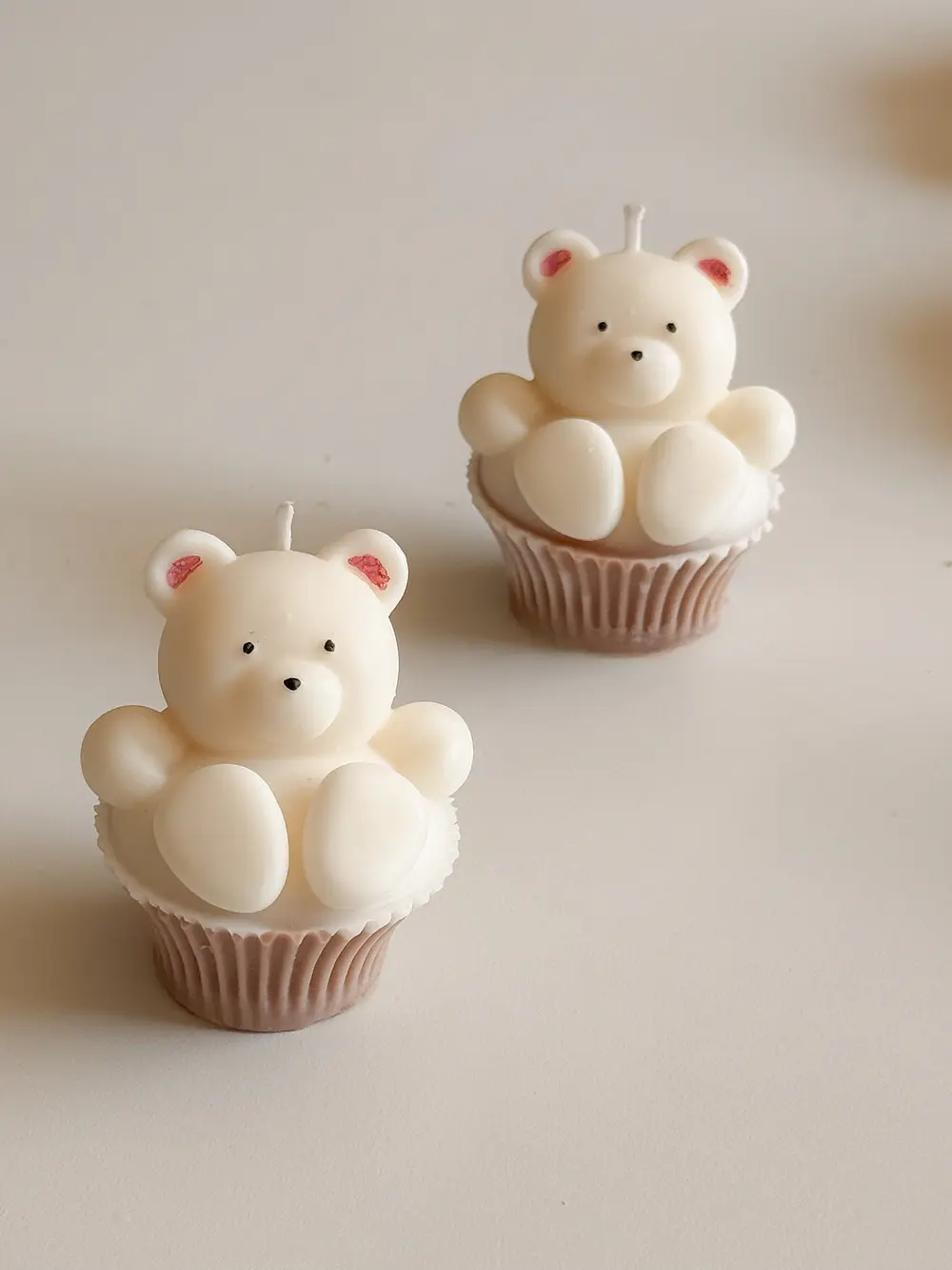 Teddy Cupcake Candle 🧁🧸 2