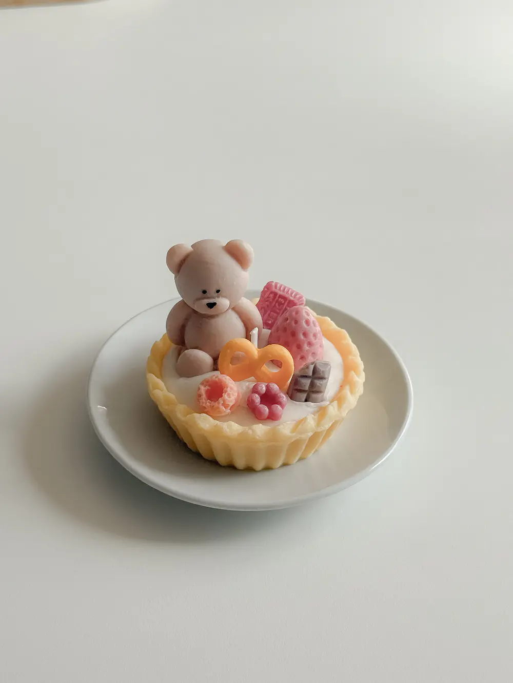 Teddy Berry Tart Candle
