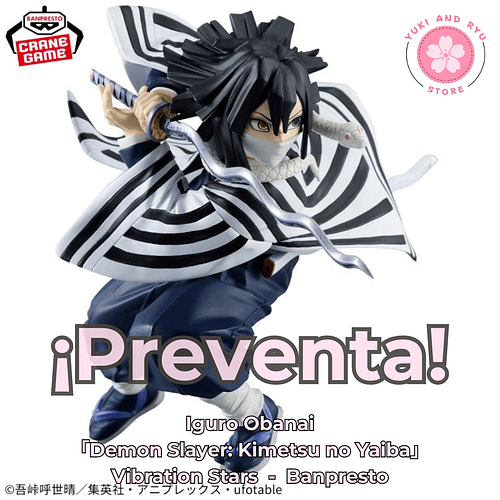 [PREVENTA JAPÓN] Iguro Obanai - Demon Slayer: Kimetsu no Yaiba - Vibration Stars - Banpresto