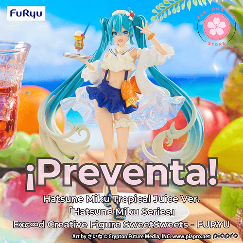 [PREVENTA JAPÓN] Hatsune Miku Tropical Juice Ver. - Hatsune Miku Series - Exc∞d Creative Figure SweetSweets - FURYU