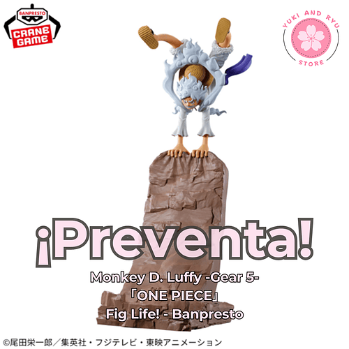 [PREVENTA JAPÓN] Monkey D. Luffy -Gear 5- ONE PIECE - Fig Life! - Banpresto