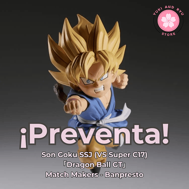 [PREVENTA JAPÓN] Son Goku SSJ (VS Super C17) - Dragon Ball GT - Match Makers  - Banpresto 1