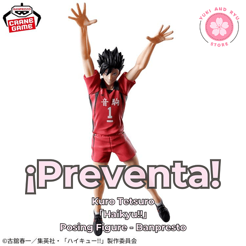 [PREVENTA JAPÓN] Kuro Tetsuro - Haikyu!! - Posing Figure - Banpresto