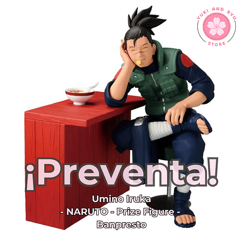 [PREVENTA JAPÓN] Umino Iruka - NARUTO - Prize Figure - Banpresto