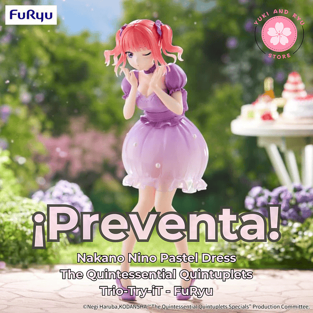 [PREVENTA JAPÓN] Nakano Nino Pastel Dress - The Quintessential Quintuplets - Trio-Try-iT - FuRyu 1