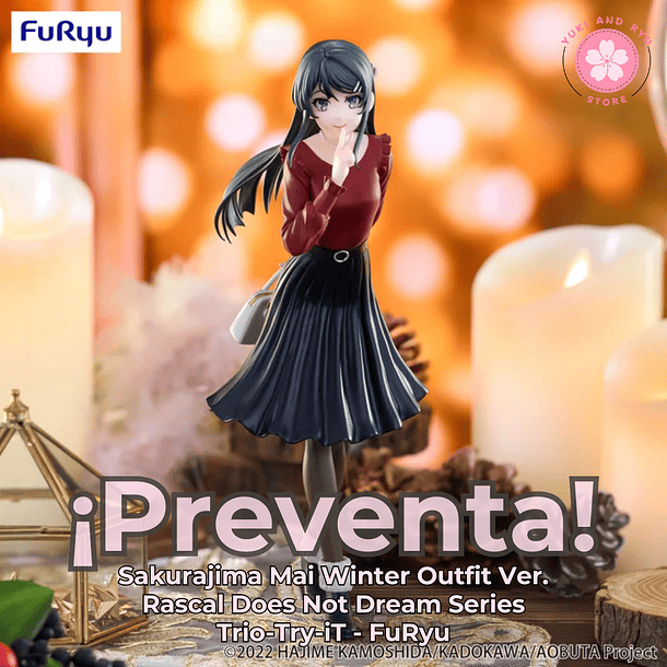 [PREVENTA JAPÓN] Sakurajima Mai Winter Outfit Ver. - Rascal Does Not Dream Series - Trio-Try-iT - FuRyu 1