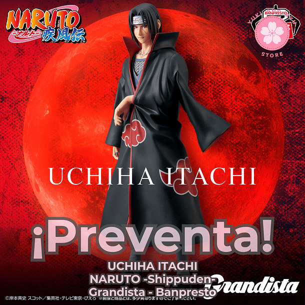 [PREVENTA JAPÓN] UCHIHA ITACHI - NARUTO -Shippuden- Grandista - Banpresto 1