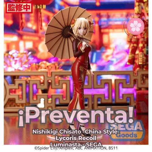 [PREVENTA JAPÓN] Nishikigi Chisato -China Style- Lycoris Recoil - Luminasta - SEGA