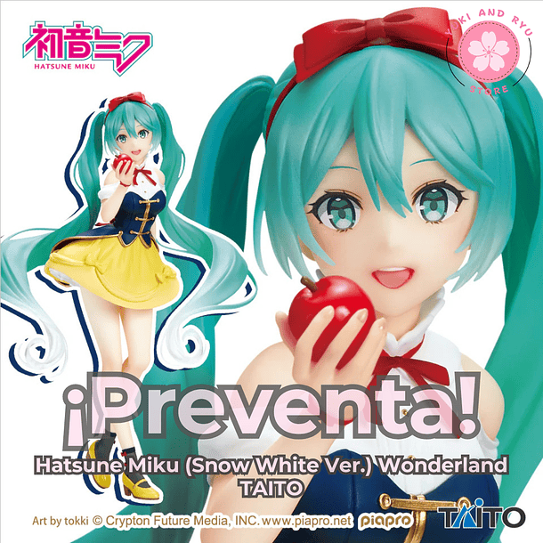 [PREVENTA JAPÓN] Hatsune Miku (Snow White Ver.) Wonderland - TAITO (Relanzamiento) 1