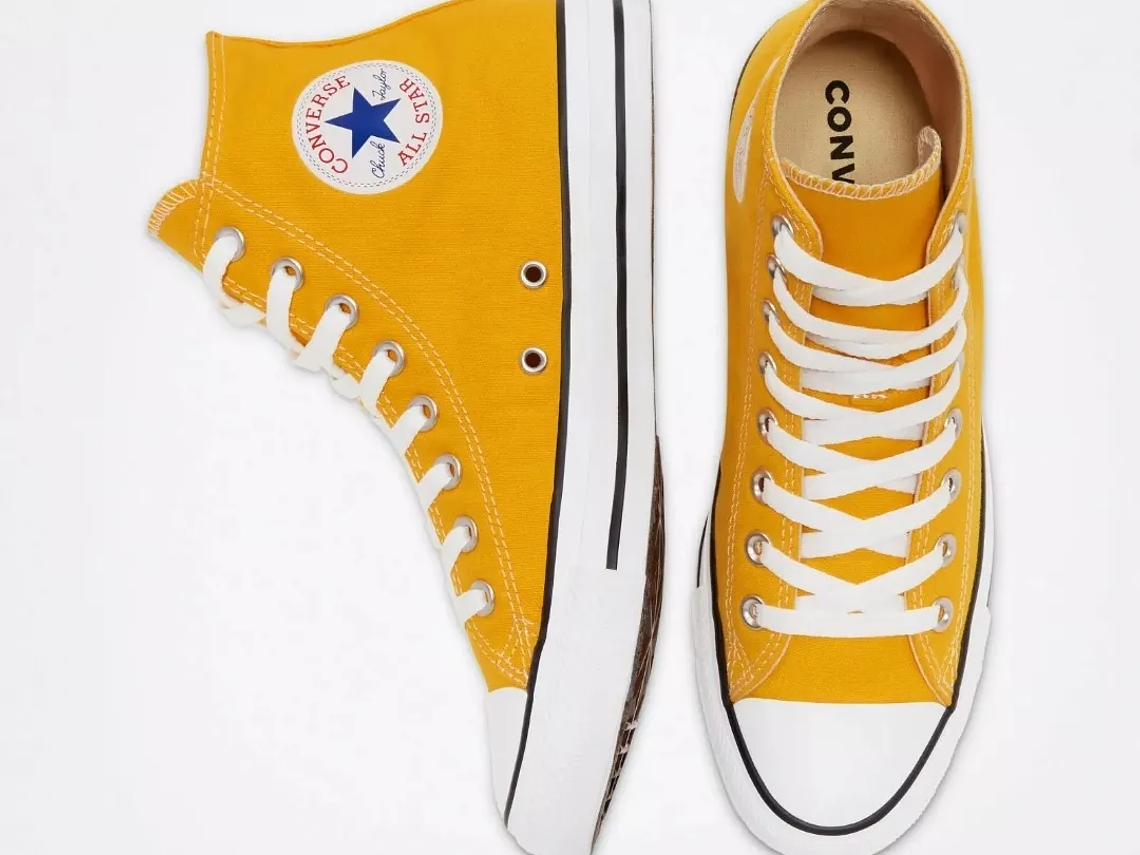 BOTA CONVERSE CHUCK TAYLOR ALL STAR UNISEX MOSTAZA 1