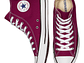 BOTA CONVERSE CHUCK TAYLOR ALL STAR UNISEX VINOTINTO - Miniatura 1