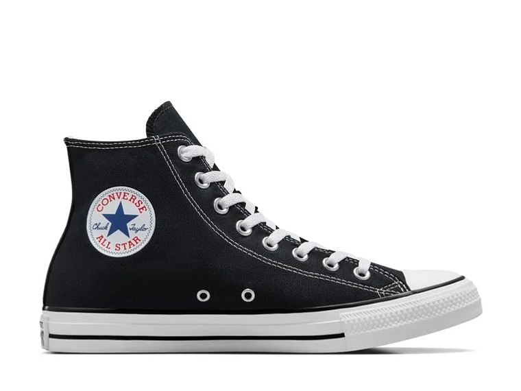 BOTA CLÁSICA  CONVERSE CHUCK TAYLOR ALL STAR UNISEX COLOR NEGRO 2