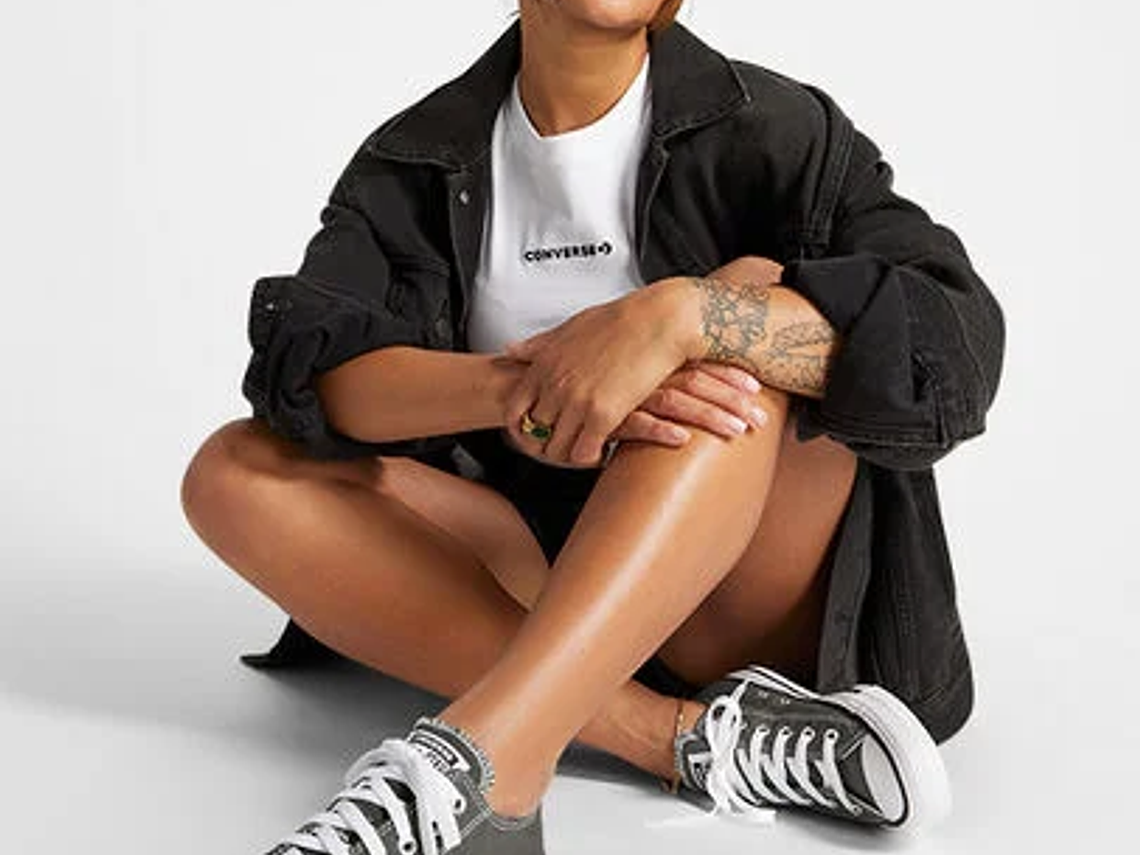 ZAPATILLA TENIS CONVERSE CHUCK TAYLOR ALL STAR UNISEX- GRISES 6